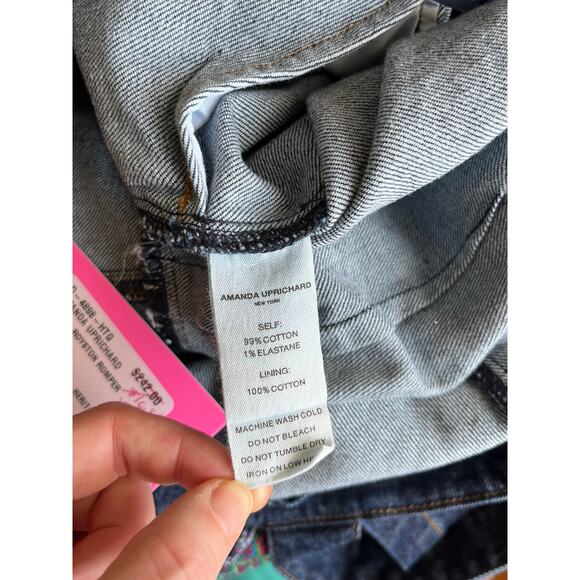 NEW NWT Amanda Uprichard Royston Romper Heritage Wash Size XS - Picture 5 of 5